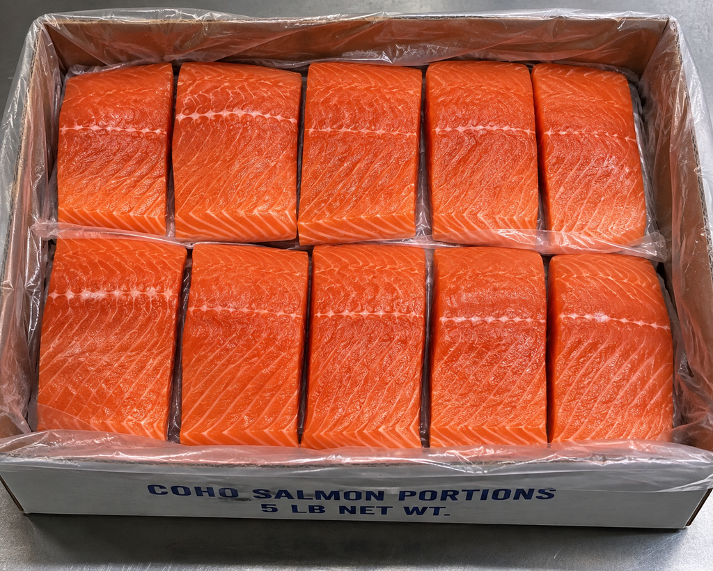 5Lb Frozen coho box