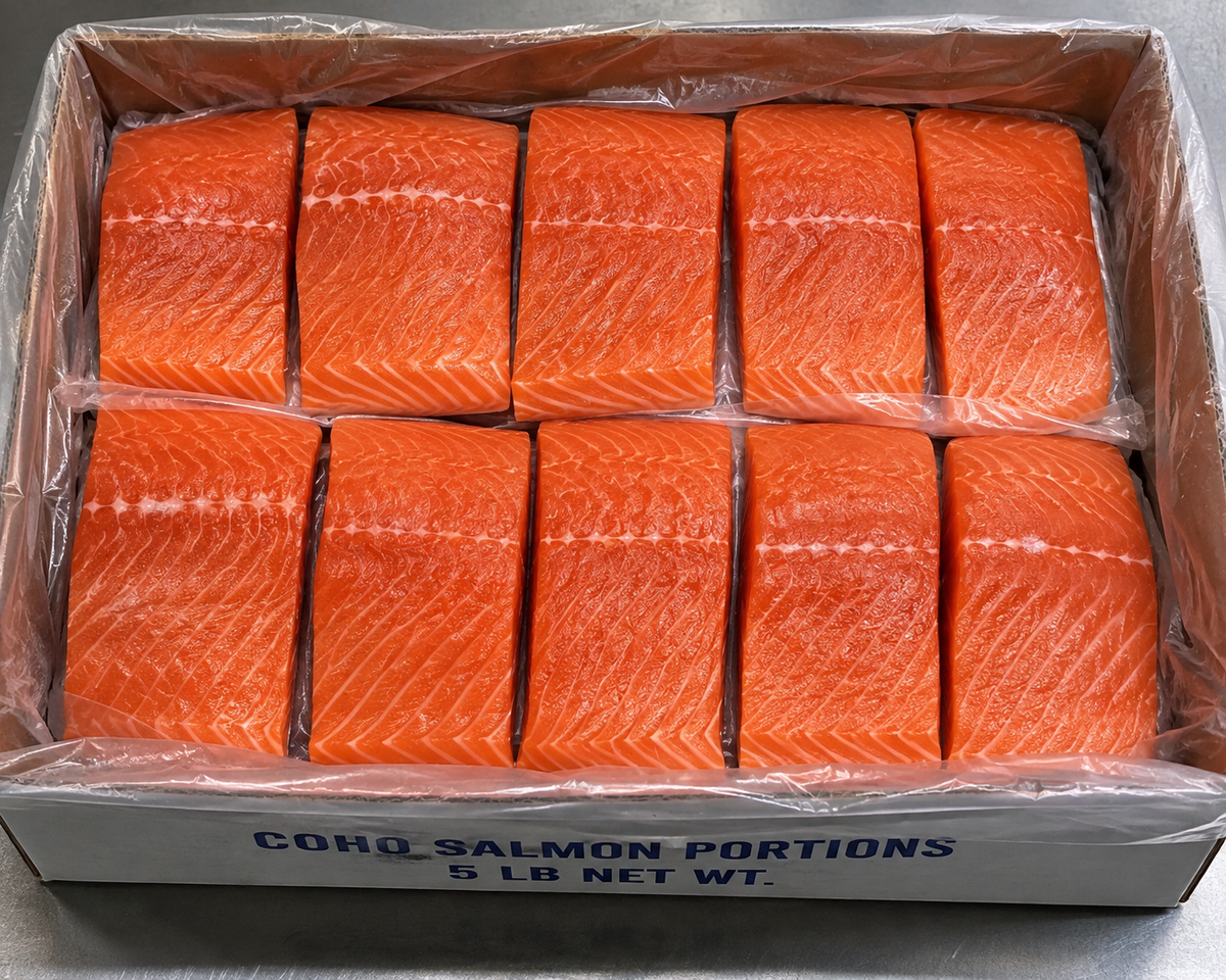 5Lb Frozen coho box
